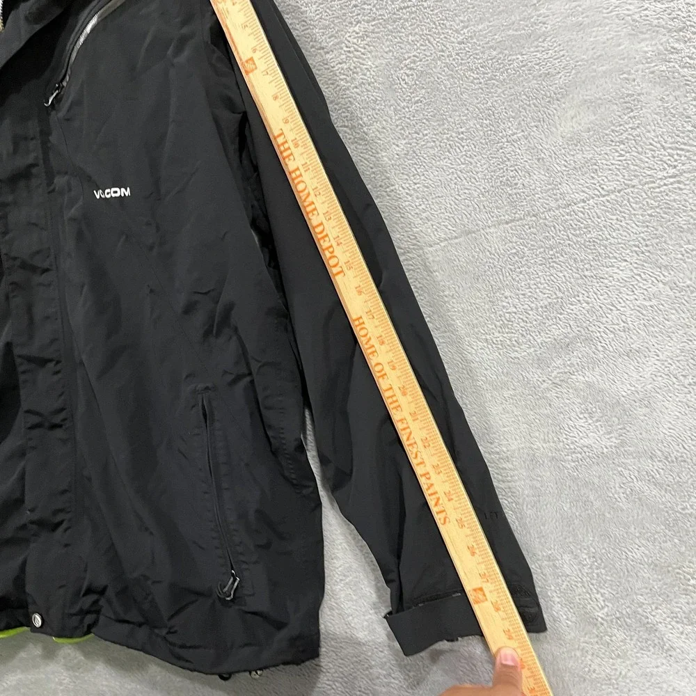 Volcom Gore-Tex Snowboard Ski‎ Jacket Black Mens XL G0751304 Waterproof READ